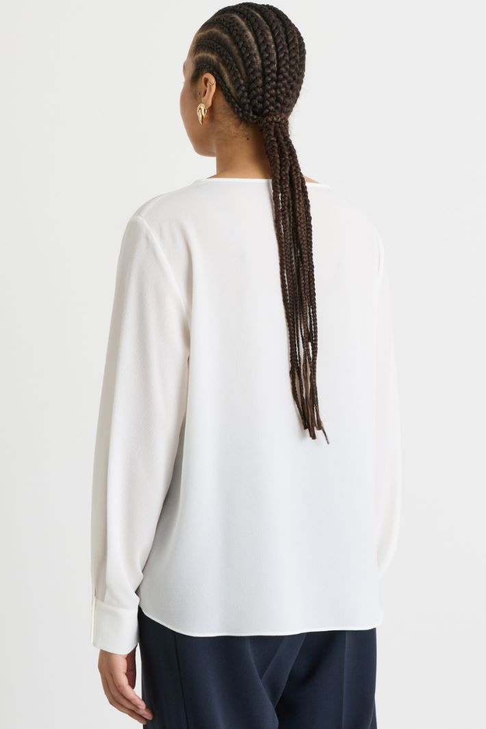 Blusa in tessuto fluido Intrend - 4