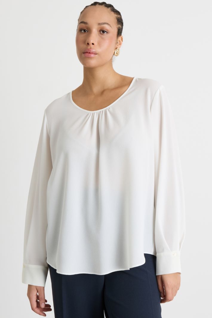 Blusa in tessuto fluido Intrend - 2