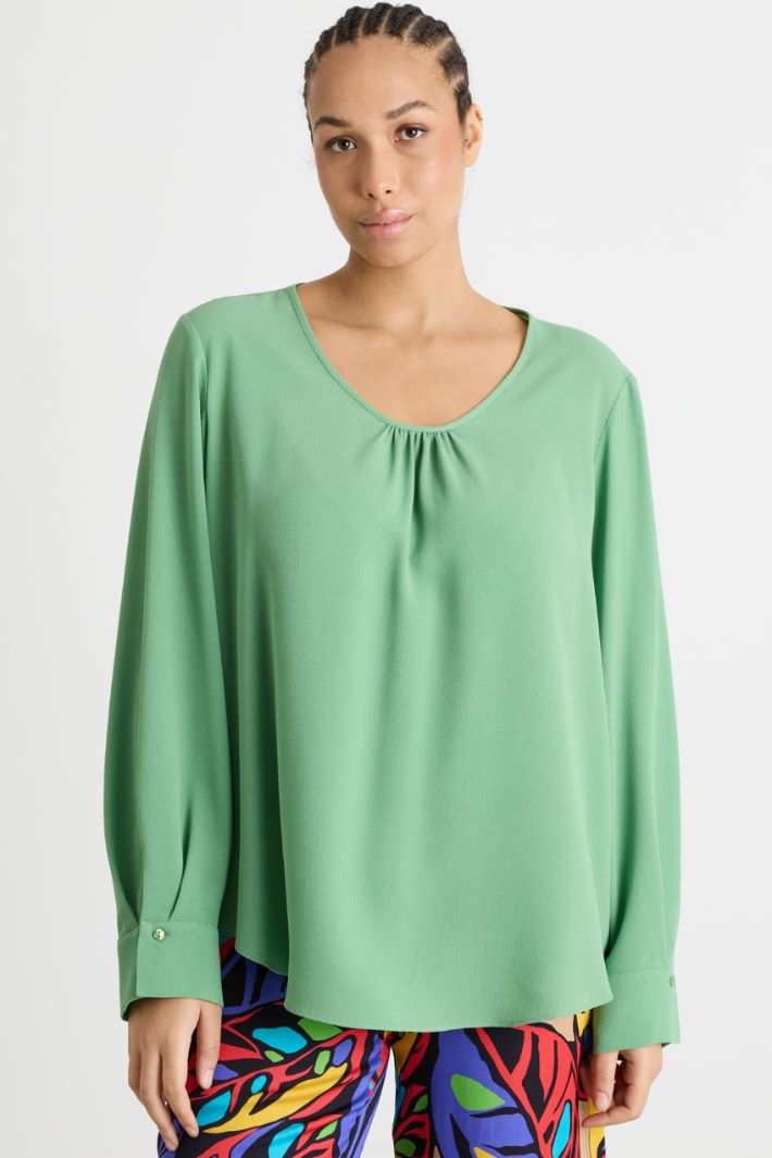 Blouse in fluid fabric Intrend - 2