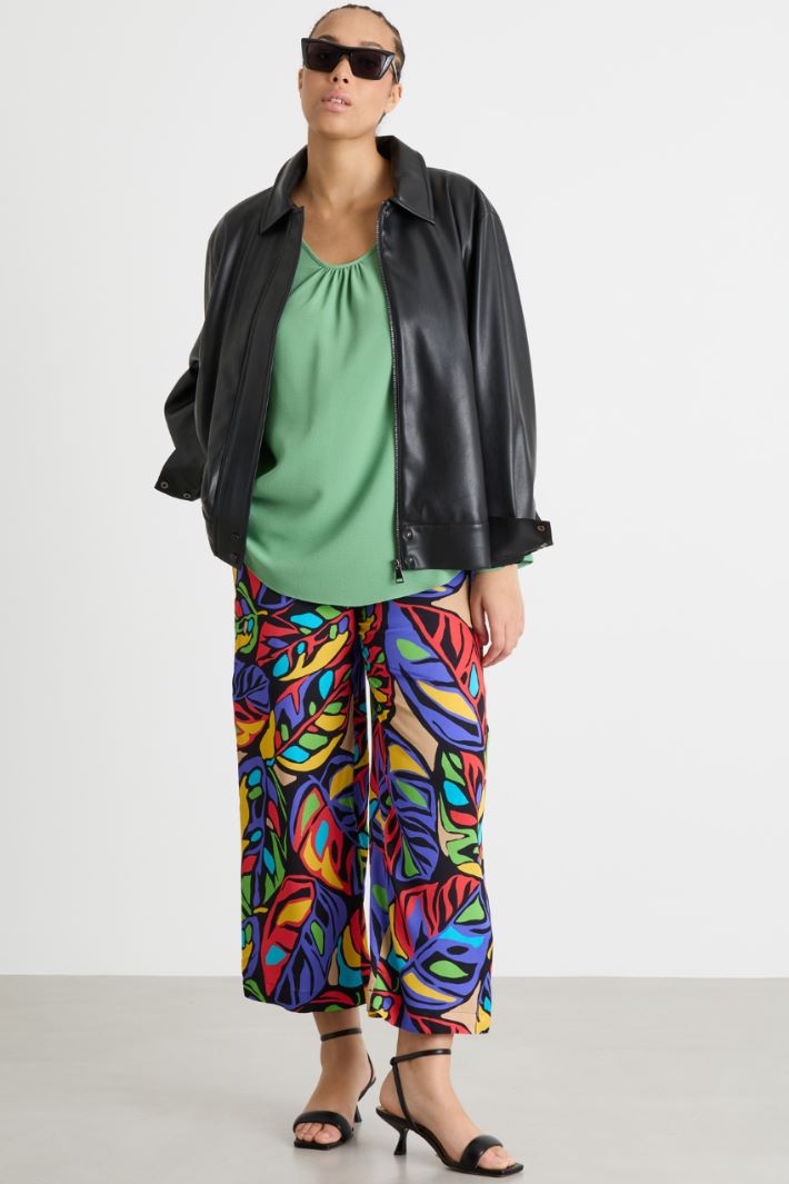 Blouse in fluid fabric Intrend