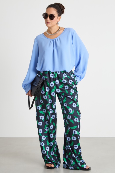 Blouse in fluid fabric Intrend