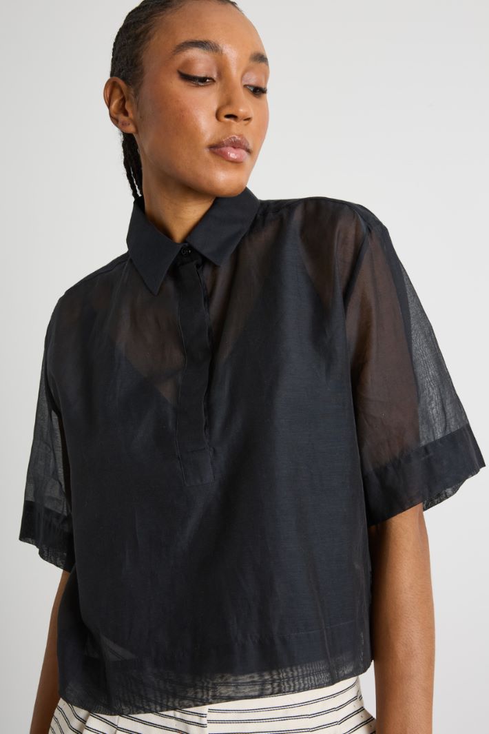 Boxy muslin shirt Intrend - 3