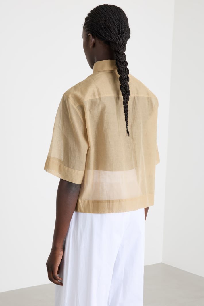 Boxy muslin shirt Intrend - 4