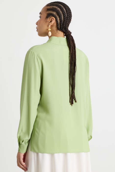 Camicia in crepe de chine