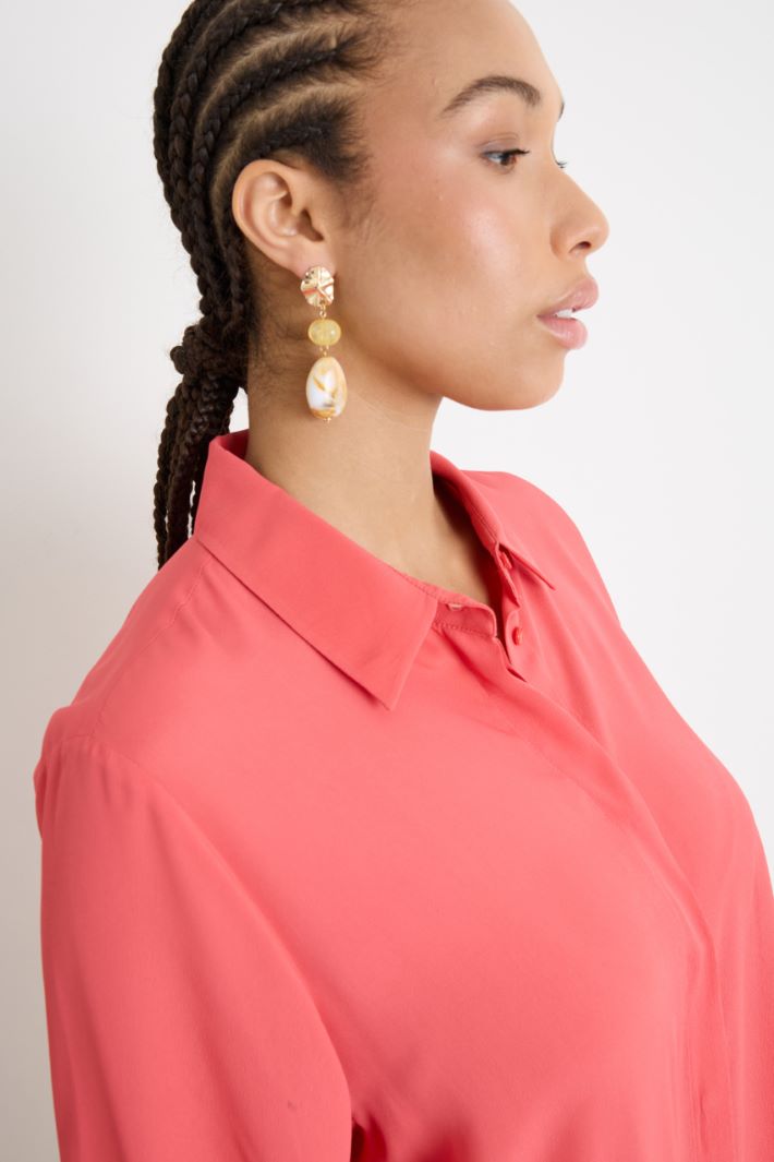 Camicia in crepe de chine Intrend - 3