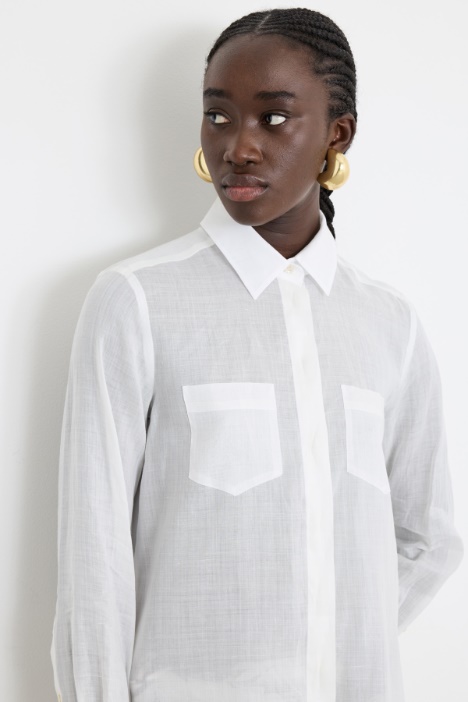 Camicia lunga in ramiè