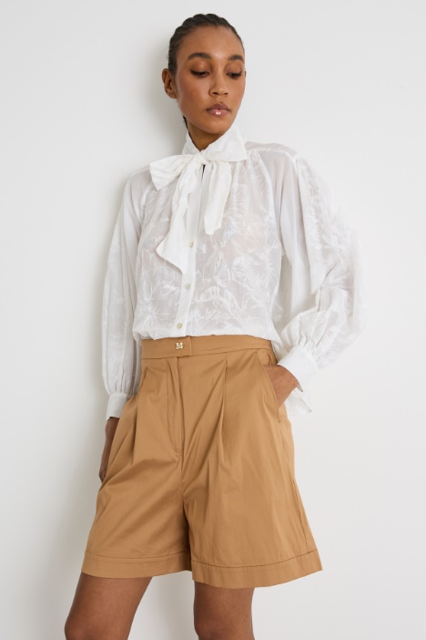 Embroidered muslin blouse Intrend