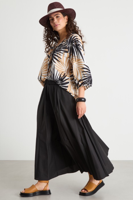 Printed muslin blouse Intrend