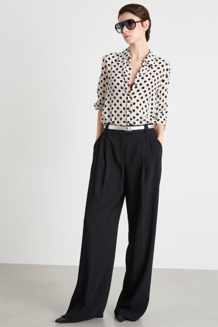 Crepe de chine blouse Intrend