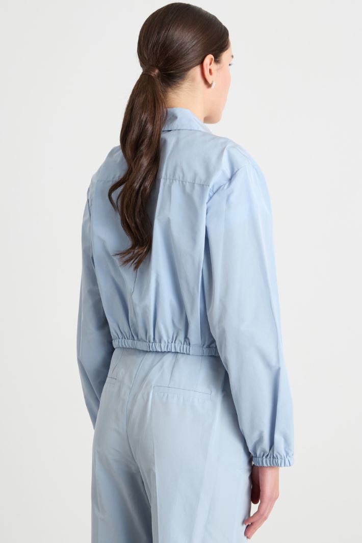 Camicia in taffetà con zip Intrend - 4