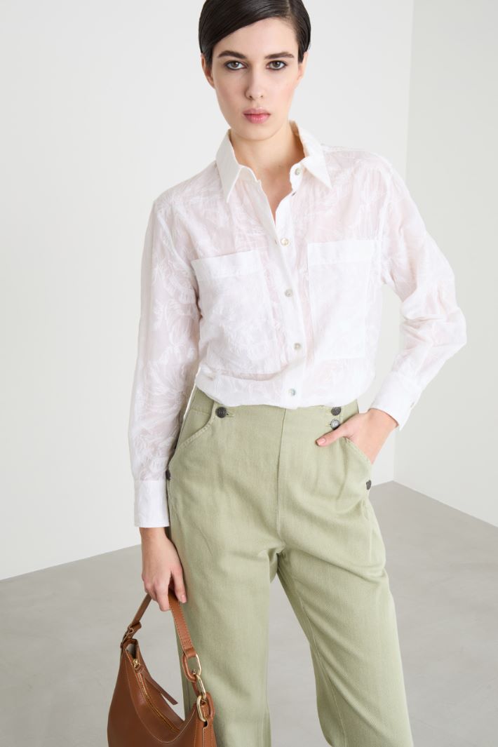 Camisa bordada Intrend - 2