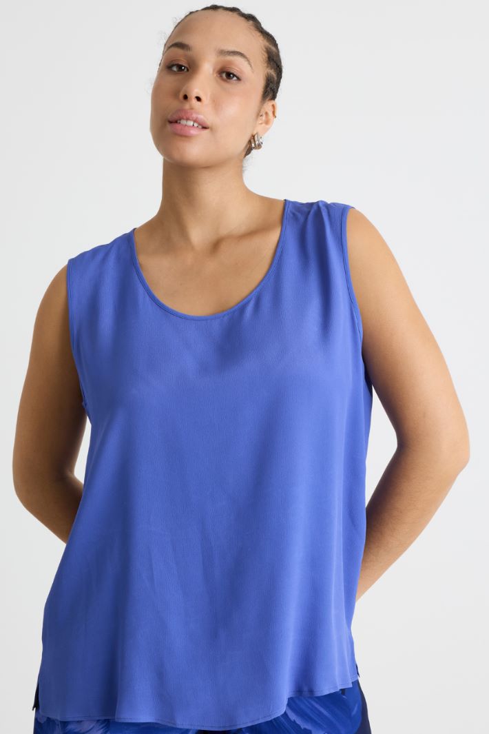 Top in crepe de chine Intrend - 2