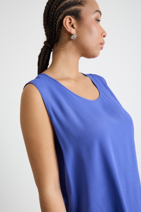 Top de crepé de China