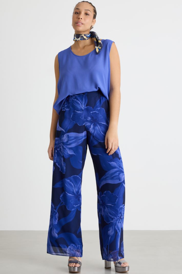 Top in crepe de chine Intrend