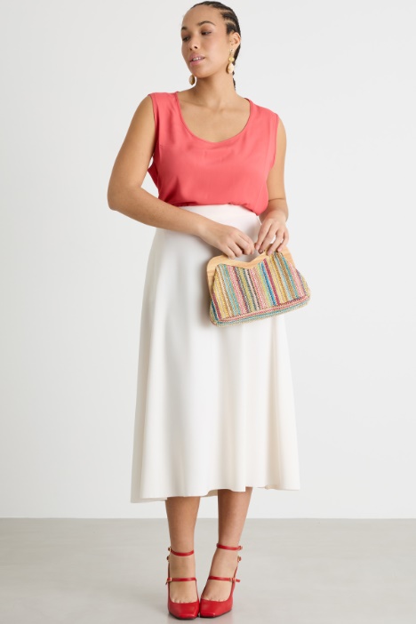 Top in crepe de chine Intrend