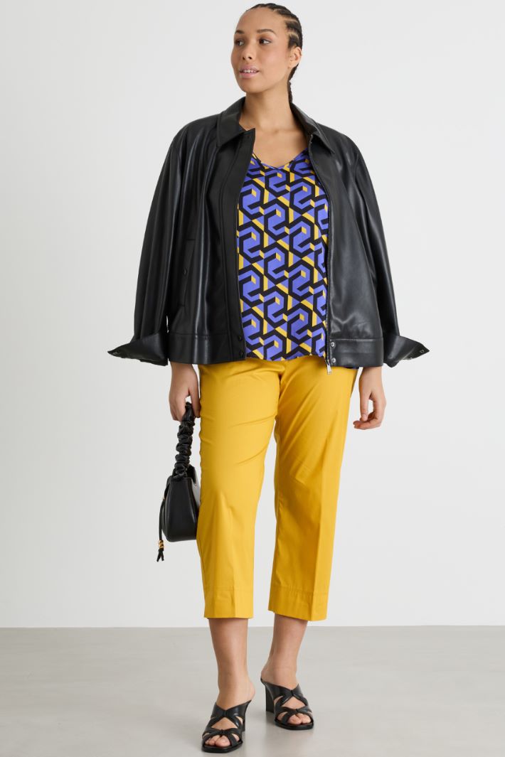 Blusa in raso stampato Intrend
