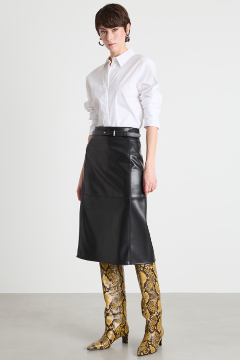 Stretch poplin shirt Intrend