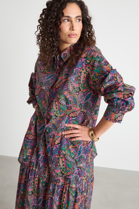 Printed muslin shirt Intrend