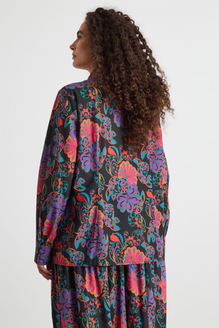 Printed muslin shirt Intrend - 4