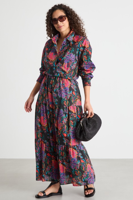 Printed muslin shirt Intrend