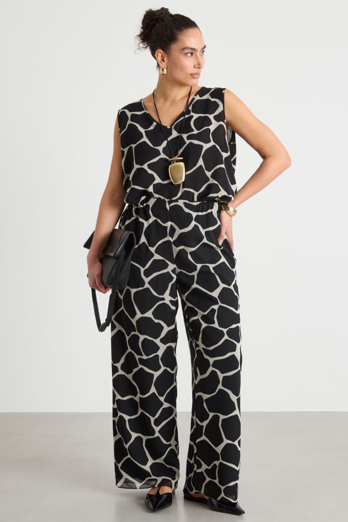 Printed georgette top Intrend