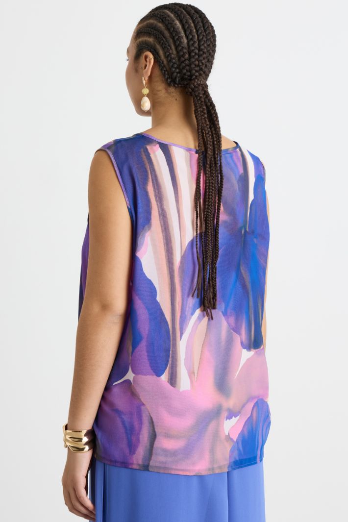 Printed georgette top Intrend - 4