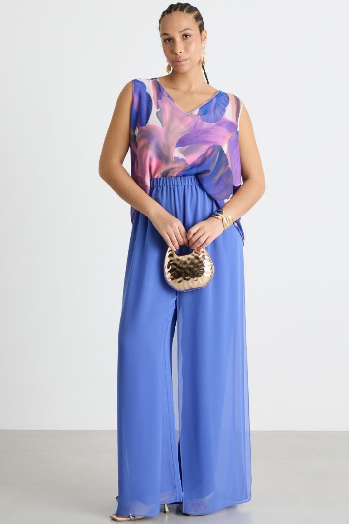 Printed georgette top Intrend