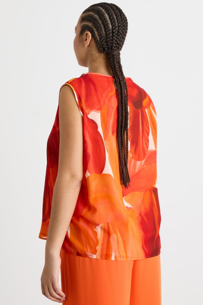 Printed georgette top Intrend - 4