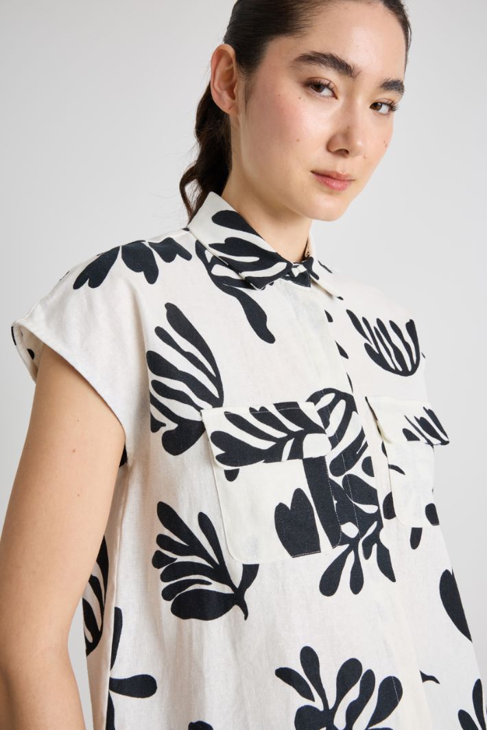 Camicia in stuoia con tasche  Intrend - 3