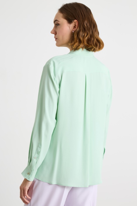 Camicia in crepe de chine