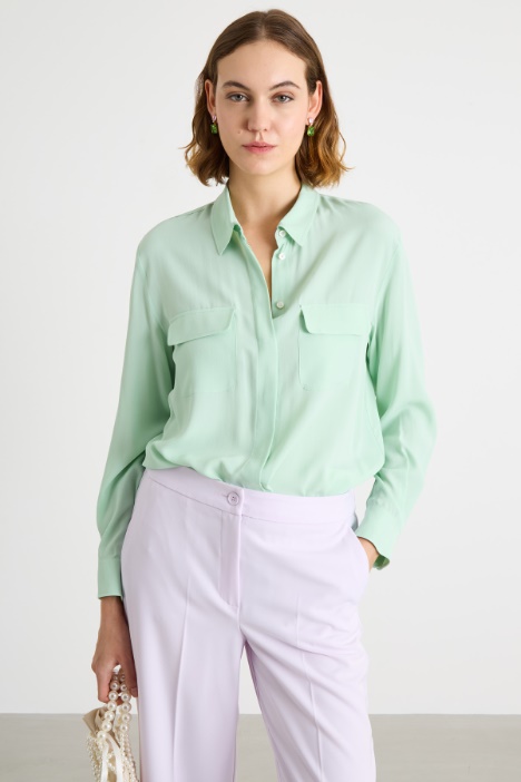 Crepe de chine shirt Intrend