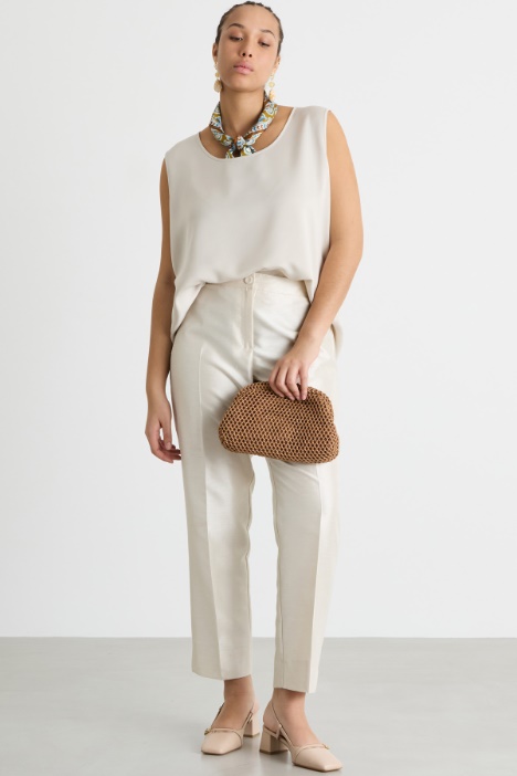 Top in crepe lucido Intrend