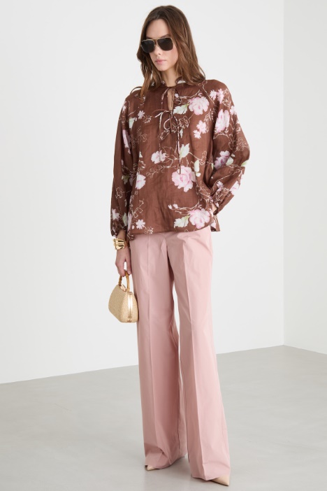 Blusa con nastri Intrend