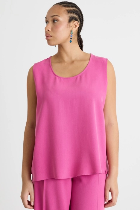 Loose-fit twill top - Intrend