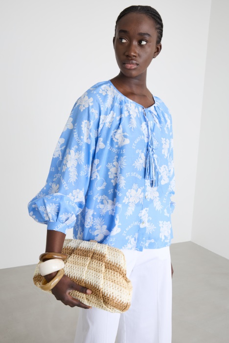 Tie-neck blouse Intrend