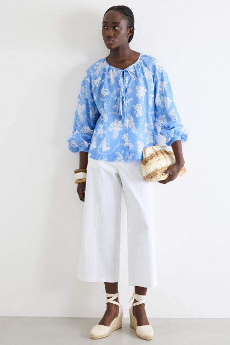 Blusa con lacci Intrend