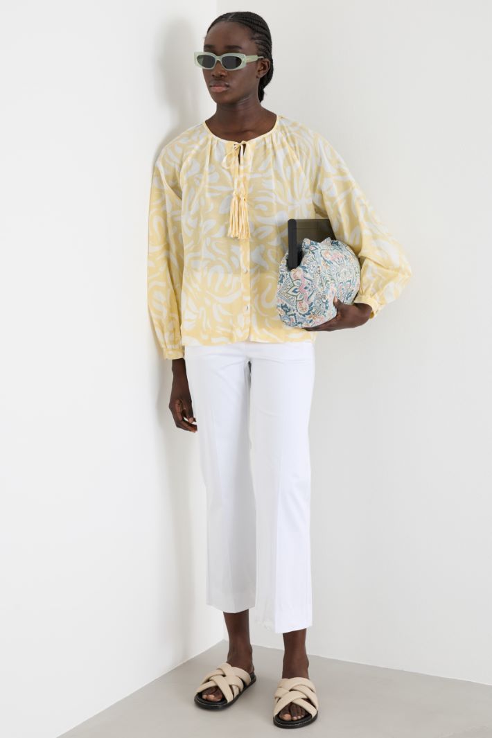 Tie-neck blouse Intrend