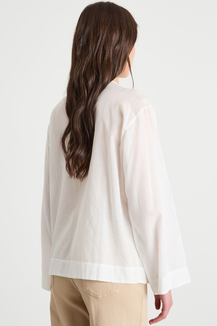 Bead-embellished blouse Intrend - 4