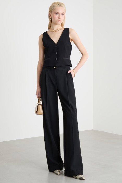 Trousers with straps Intrend