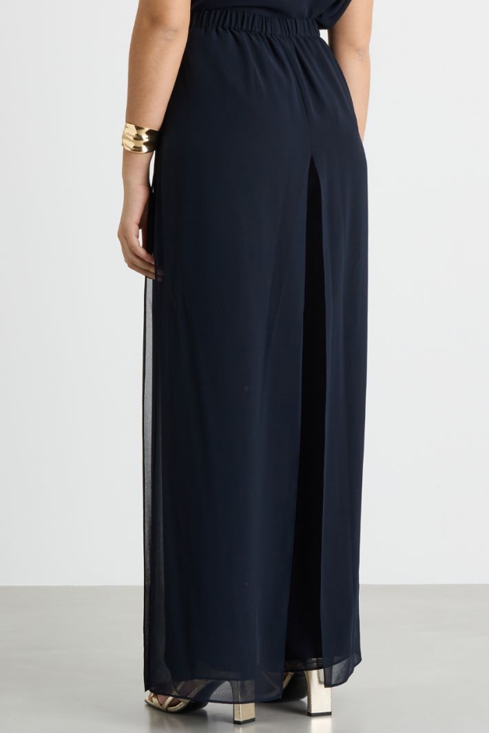 Pantalone in georgette Intrend - 4