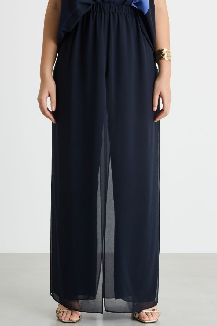 Pantalone in georgette Intrend - 2