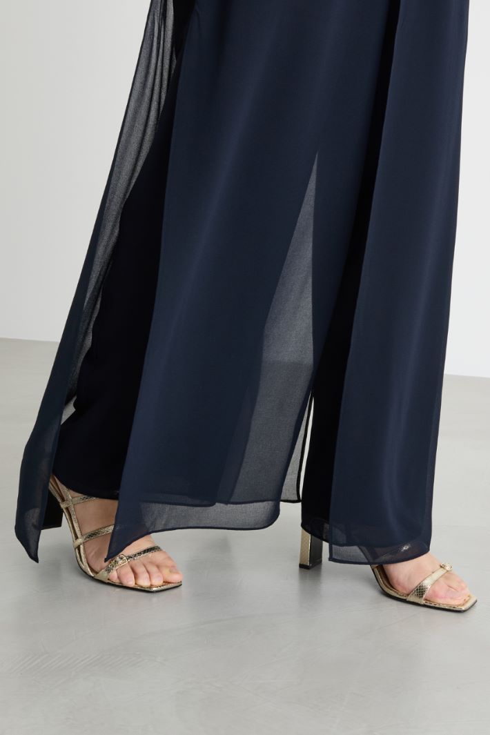 Pantalone in georgette Intrend - 3