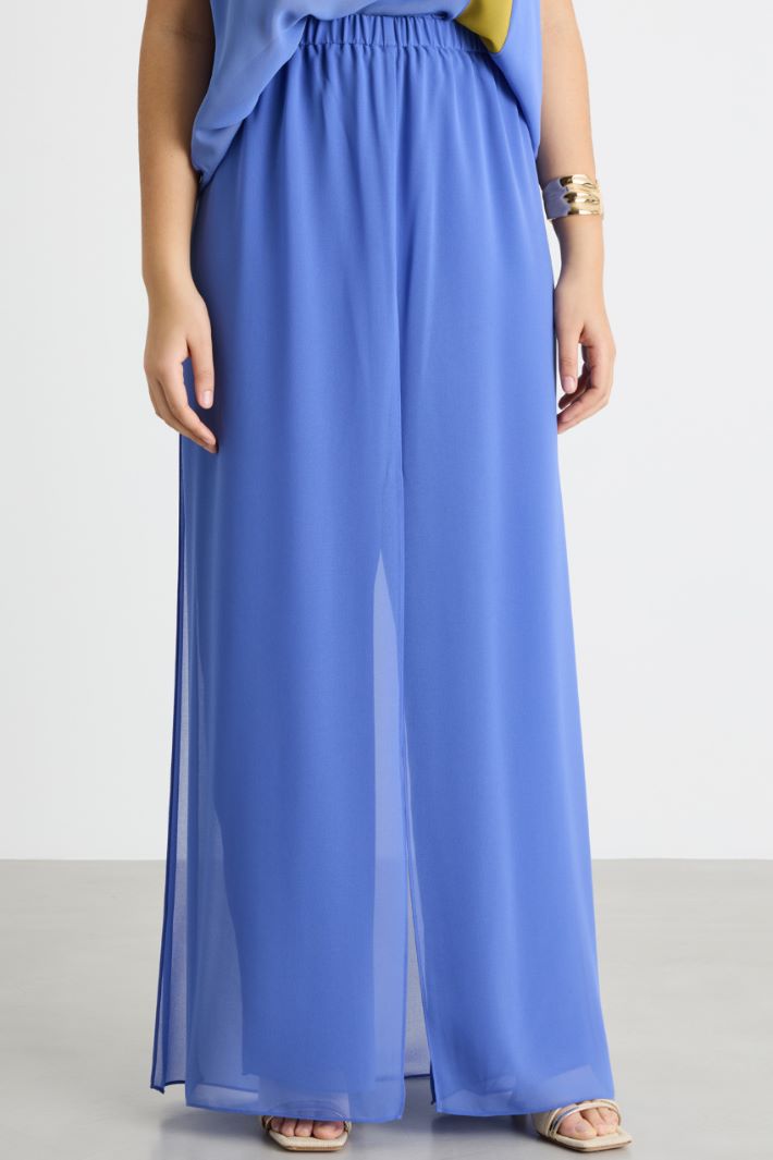 Pantalone in georgette Intrend - 4