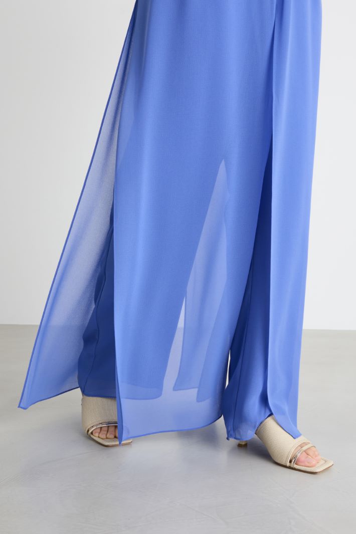 Pantalone in georgette Intrend - 3