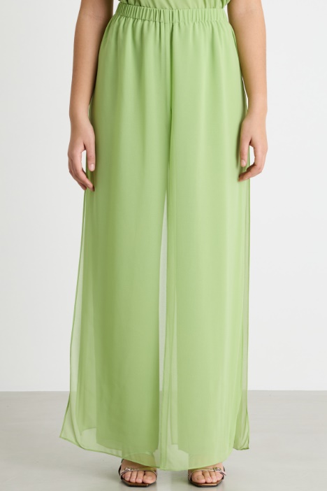 Pantalone in georgette