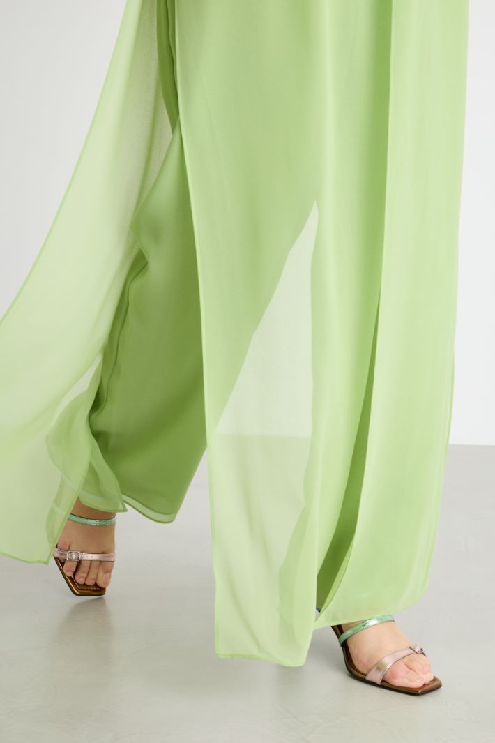 Pantalone in georgette Intrend - 3