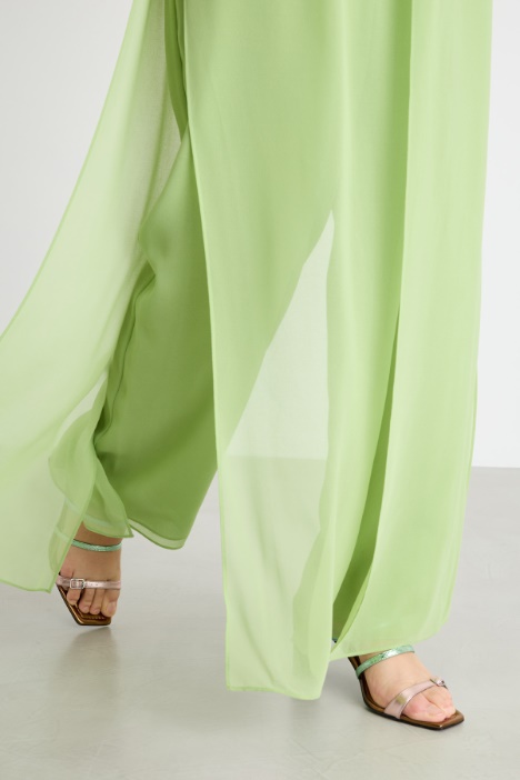 Pantalone in georgette