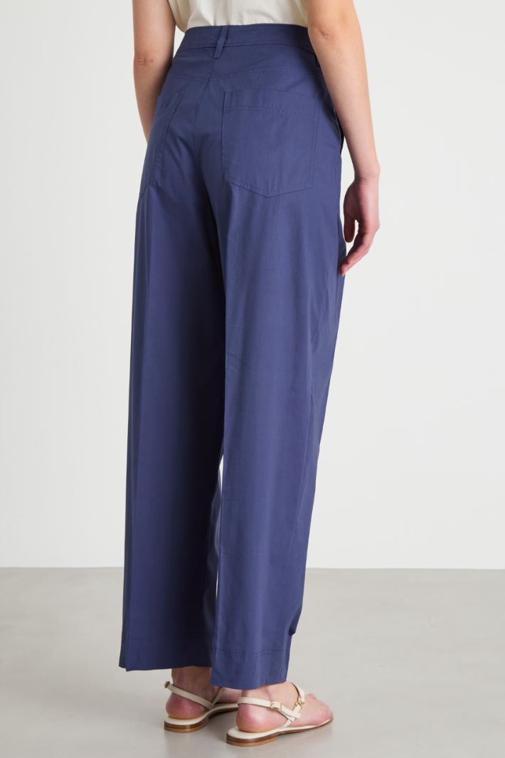Poplin barrel trousers Intrend - 4