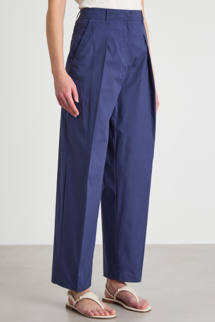 Poplin barrel trousers Intrend - 2