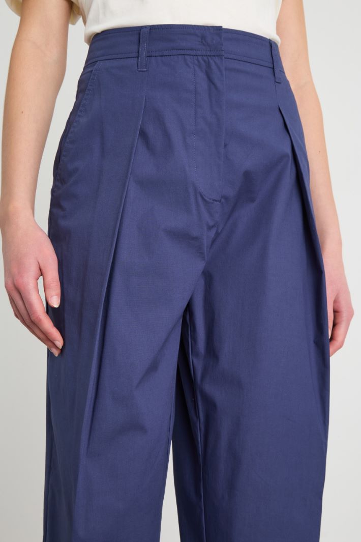 Poplin barrel trousers Intrend - 3